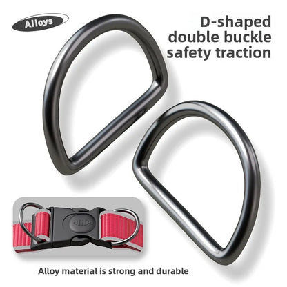 New Dog Collar and Leash Set Reflective Nylon Adjustable Collar for Small Medium Dogs Pet Walking Gear Dog Accessories P020