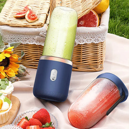 300 Motor 1200 Amh ABS Portable Small Fruit Juicer Kitchen Appliance Shaker MINI Juicer Cup Electric Usb Juicer Fruit Blender