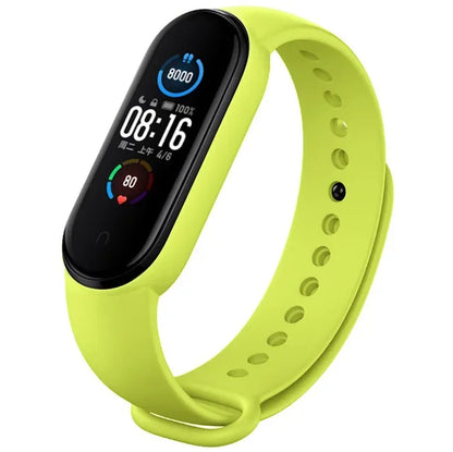 Silicone Watch Straps For Xiaomi Mi Band 7 6 5 4 3 Wristband sport Bracelet Wrist MiBand 3/4 band5 band6 Smartwatch Accessories