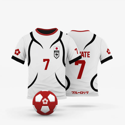 Blue Lock Japan U20 White Cartoon Anime Cosplay Men Jersey Summer Short Sleeve Children Tee Tops 2024 Fashion Women T-shirt