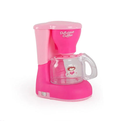 Coffee Machine Household Appliances Toys Toaster Blender Vacuum Cleaner Pretend Play Set Cooking Sweeper Kitchen Toys Boy Girl