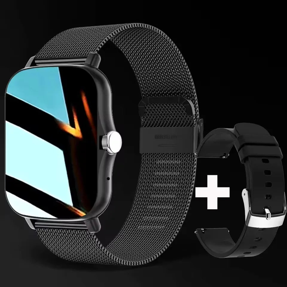 2025 Smart Watch 2.01 Inch HD Display Bluetooth Call Message Preview Sport Modes DIY Dial Weather Forecast Watches For Men Women