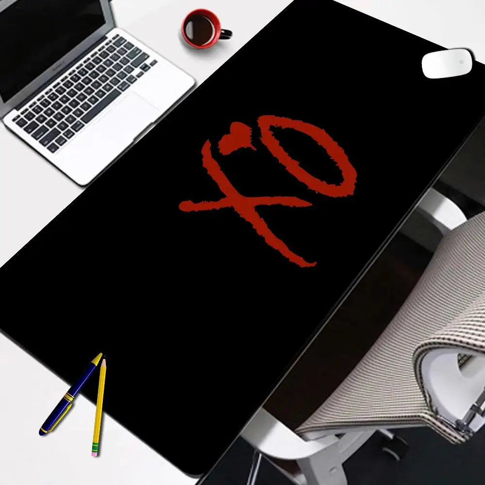 The Weeknd Xo Gaming Mouse Pad Computer Keyboard Desk Mats Anti-Slip Washable Home Office Accessories E-sports Laptop Mousepad