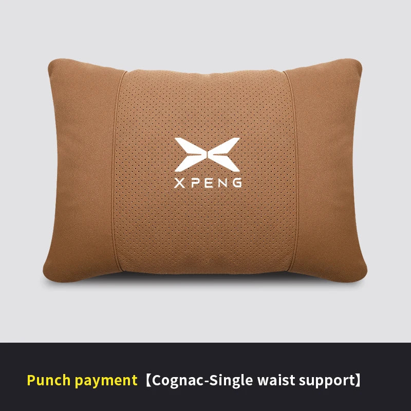 XPENG P5 P7 G3 G6 G9 X9 N5 F57 BETA Car Headrest Neck Support Seat Lumbar Cushion Breathable Soft Neck Pillow Auto Accessories