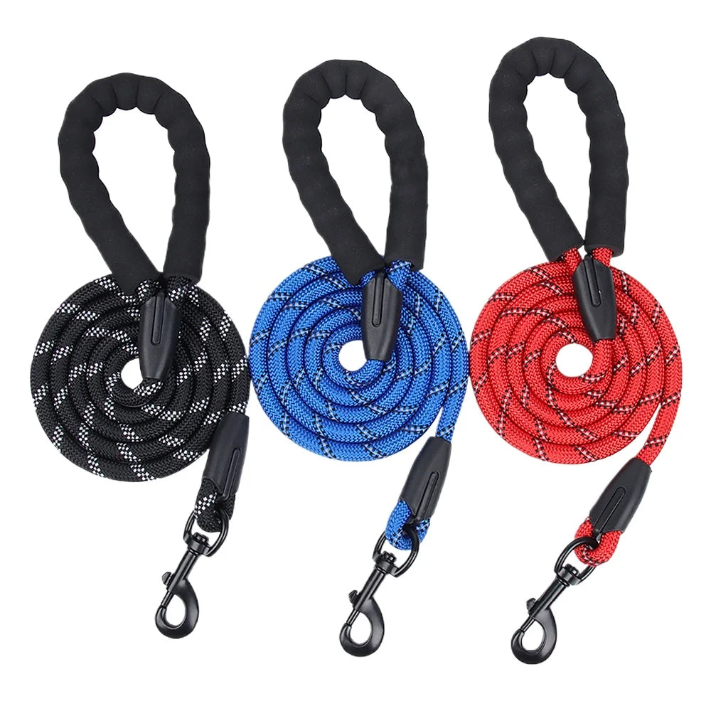 New Reflective Dog Leash for Walking Strong Rope Leash for Medium Large Dogs Multi-Color Pet Leash Dog Accessories P019