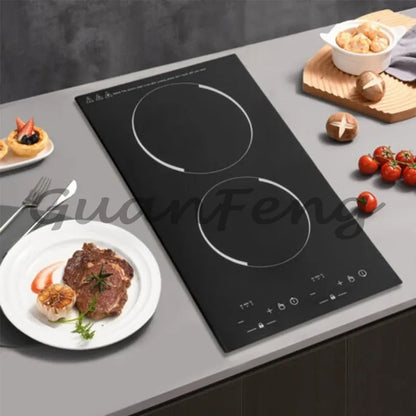 Double Portable Induction Cooktop Cooker with 2 Burner Independent Control