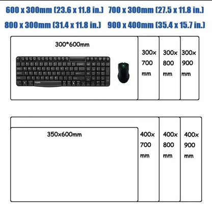 Black Mausepad Art Table Mouse Gamer Accessories Pad on The Table Laptop Anime Mouse Mats Kawaii Gaming Laptop Office Desk Mat