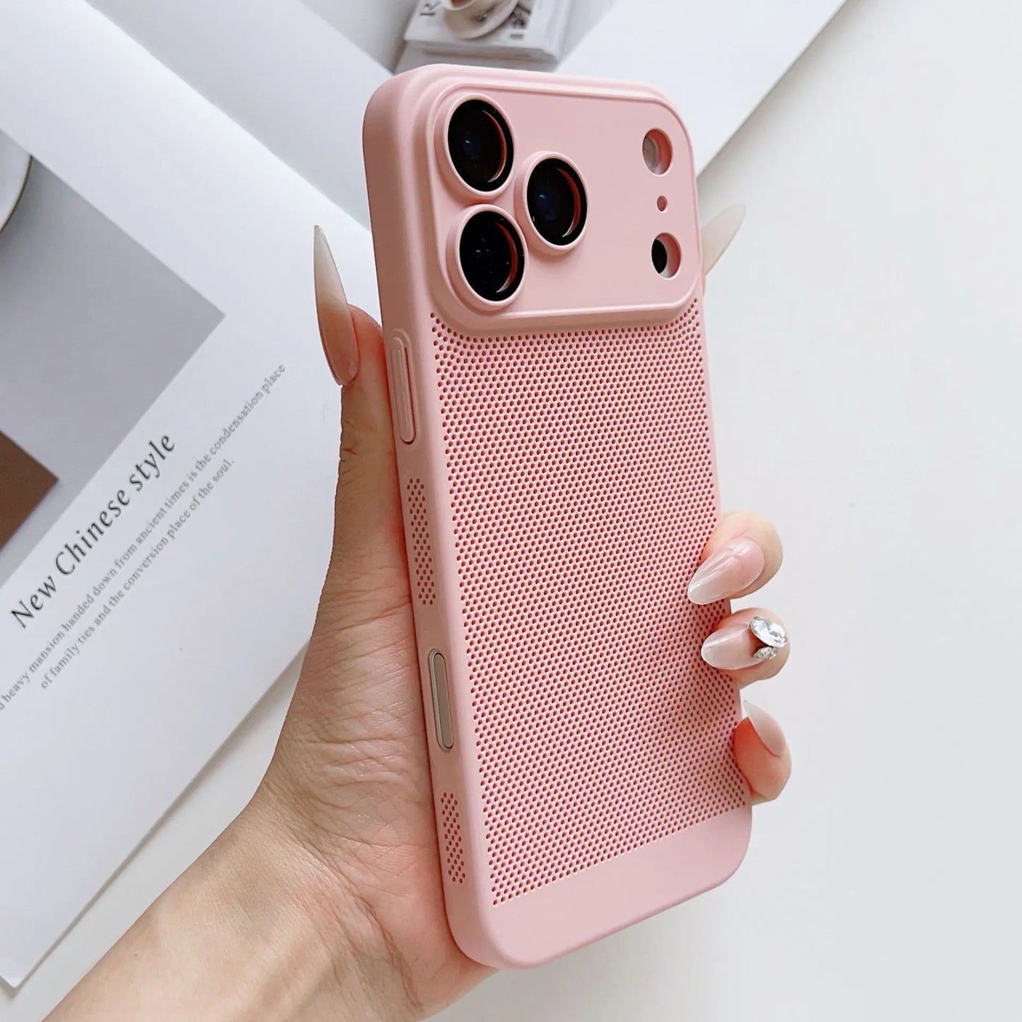 Cooling Phone Case Heat Dissipation For iPhone 17 17 Pro 17 Pro Max 17 Air Shockproof Breathable iPhone 17 Series Back Cover
