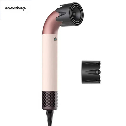 New High Speed Negative Ion Hair Dryer with Bend Tube Nozzle Quick Drying for Household Travel hairdryer home appliance 5 in 1