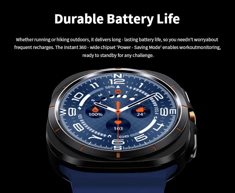 Smart Watch 8 Ultra New Color Matching GPS Compass Smartwatch Bluetooth call NFC IP68 Waterproof Health monitoring Reduction100%