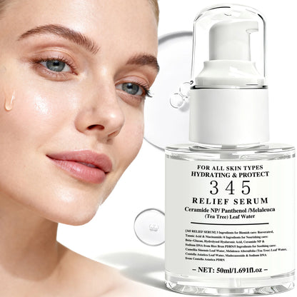 Face essence liquid relief serum Hydrating the skin improve skin sensitivity issues  essence suitable for all skin types 50ml