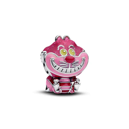 Disney Plata De Ley 925 Silver Charm Monster Activity Flowers Pendant Beads Original Women Bracelets Bangles DIY Jewelry Gift