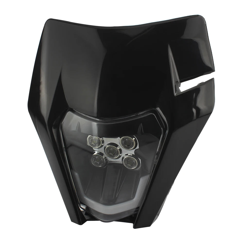 Motorcycle Headlight Plate LED Headlamp for KTM EXC EXCF SX XC 150 250 350 450 Fairing Dirt Bike Motocross Accessories Enduro