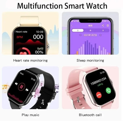 New Smart Watch 1.83inch Full Touch Screen Sport Fitness Watches BT Call Digital Smartwatch Wristwatch For Men Women Gift 2025
