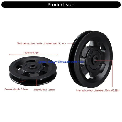 G7NF Round Pulley Wheel Cable Gym Fitness Equipment Machine Part and Pulley Accessory