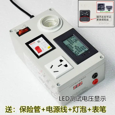 Television Appliance Maintenance Lamp Six in One Socket Switch Power Maintenance Protector Voltage Current Non - Multimeter