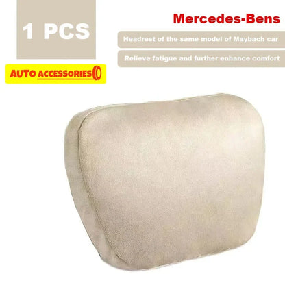 1/2PCS Car Headrest Neck Support Seat / Maybach Design Class Soft Universal Adjustable Car Pillow Neck Rest Cushion High Quality
