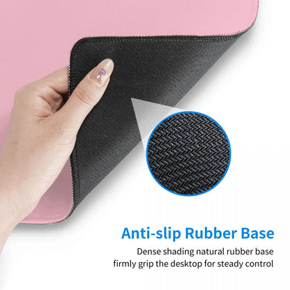 900x400x2mm Mouse Pad Gamer Women Large Home HD Desk Mats Mouse Mat Pink Anti-slip Soft Carpet Office Gamer Mice Pad Table Mat