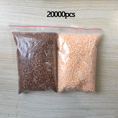 Creative Perler Beads 24/72 Colors Perler Toy Kit 2.6mm Hama Beads 3D Puzzle DIY Toy Kids Creative Handmade Craft Toy Gift