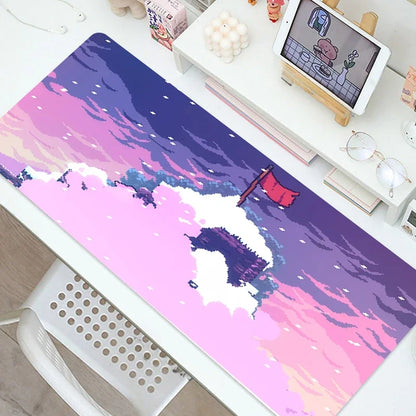 City Street Print Art Gaming MousePad Computer Laptop Gamer Table Mats Anti Slip Soft Mouse Pads for Home Office Accessories