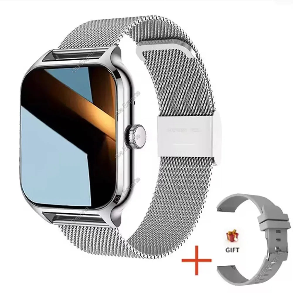 2025 Smart Watch 2.01 Inch HD Display Bluetooth Call Message Preview Sport Modes DIY Dial Weather Forecast Watches For Men Women