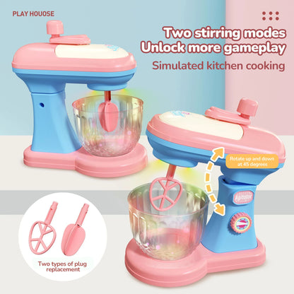 Simulated Kitchen Toy Play Set Miniature Food Pretend Play House Appliance Laundry Cookware Children Role-Playing Toys Girl Game