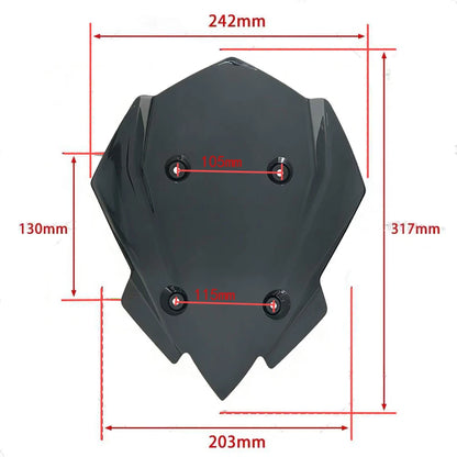 For KAWASAKI Z900 Z900SE 2025 2026 Z900 SE Motorcycle Accessories Sport Windshield Fairing Windscreen Wind Deflectors Visor