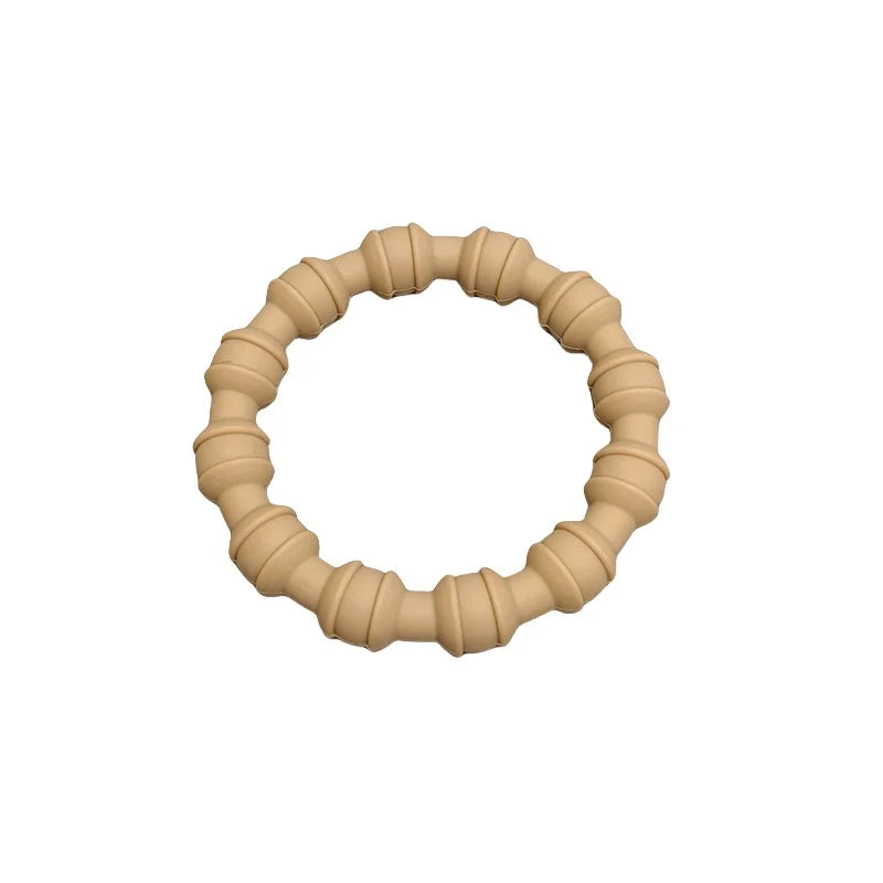 Baby food grade silicone teethers children's bracelet baby teething stick children mouth muscle trainer