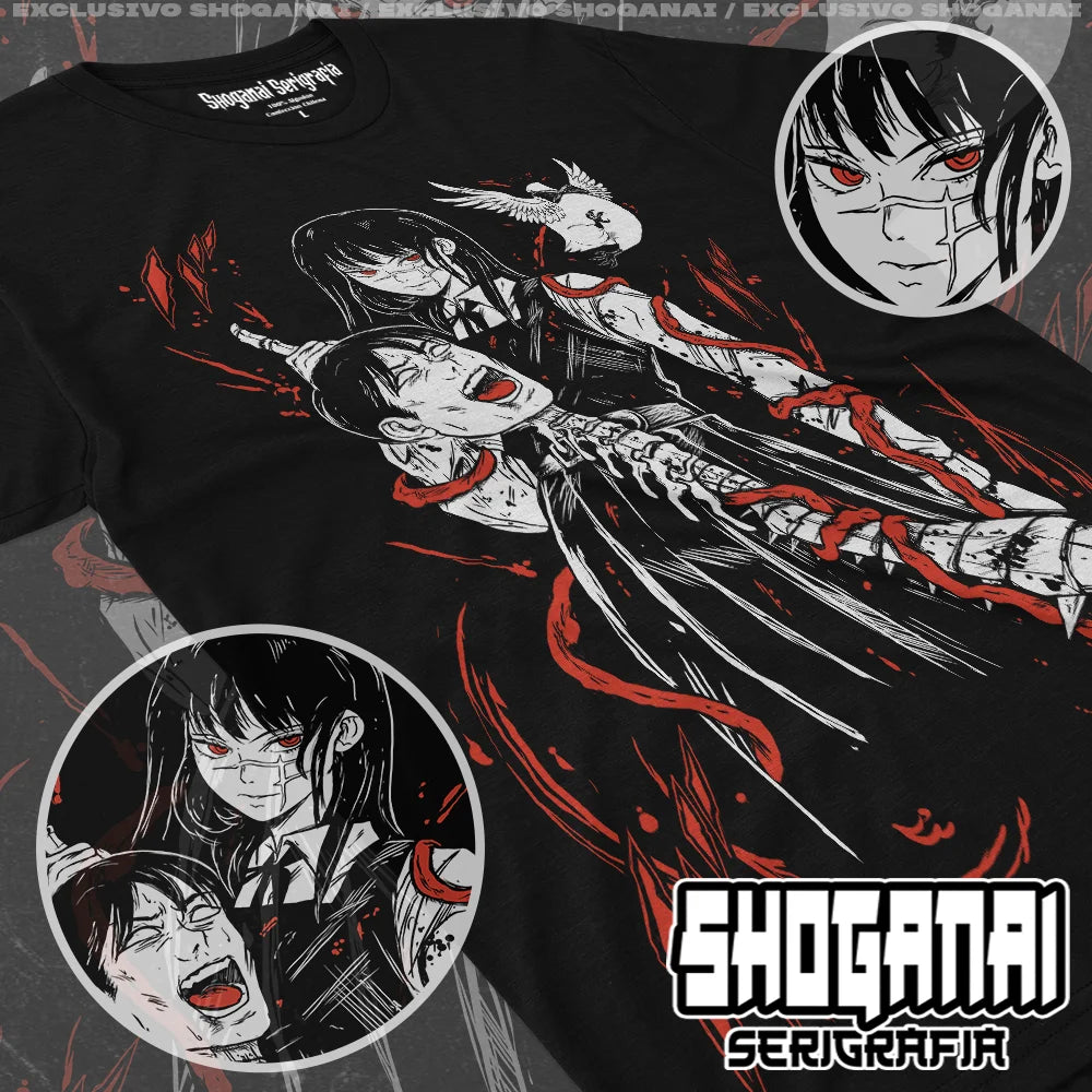 Chainsaw Man Peripherals T-shirt reze print tees Comfortable Oversized men women tops streetwear hip hop fashion Short sleeves