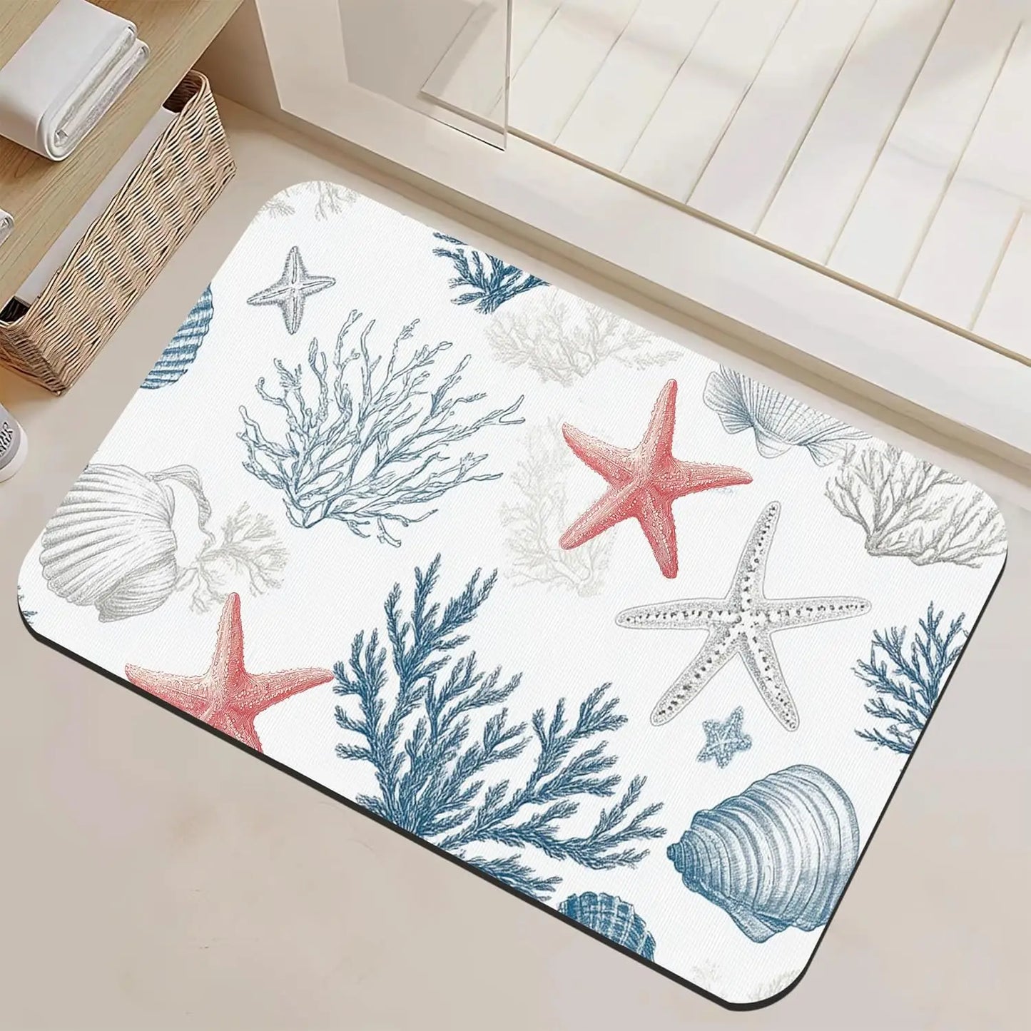 Black Cat Flower Bear Dwarf Door Mat Octopus Mermaid Maple Leaf Carpet Living Room Bedroom Bathroom Decorative Area Carpet