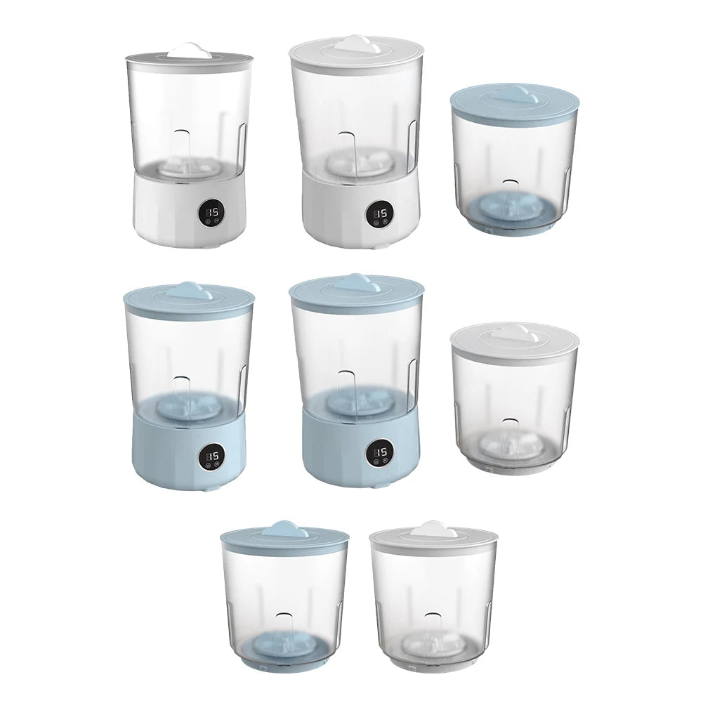 Portable Mini Washing Machine USB Rechargeable Laundry Washer Cordless Washing Machine for Underwear Socks