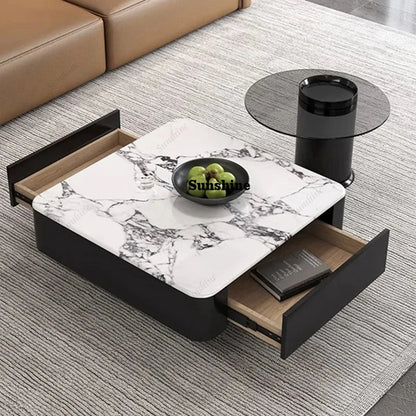 Standing Aesthetic Coffee Table Decoration Luxury Bedroom Living Room Designer Side Table Writing Mesa Auxiliar Salon Furniture