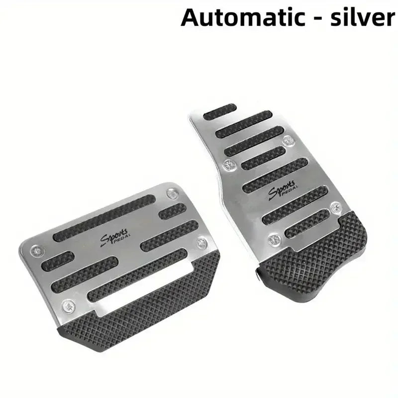 Automotive pedal aluminum alloy universal type modified brake accelerator clutch aluminum alloy pedal anti-skid pad Accessories