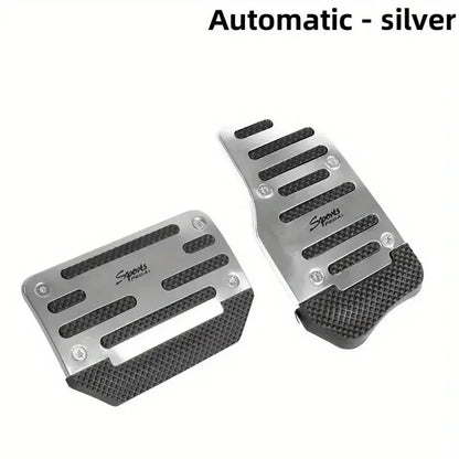 Automotive pedal aluminum alloy universal type modified brake accelerator clutch aluminum alloy pedal anti-skid pad Accessories