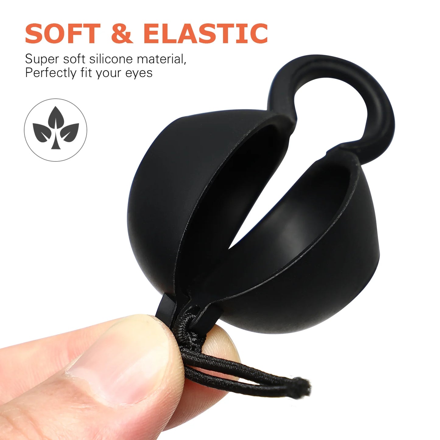 2Pcs Eye Shade Masks Adjustable Fit Tanning Goggles Protection for Sunbathing Beauty Skin Care Safety Blackout Goggles