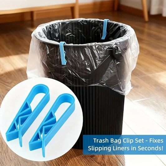 7-Pack Garbage Clips/bag Holders, Durable Kitchen Accessories for Easy Trash Management, Essential Home Organization Tools