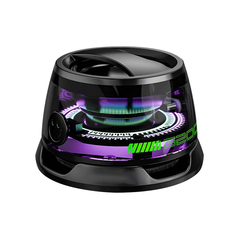 Mini Bluetooth Speaker Portable Phone Holder RGB Lighting Magnetic Speaker BT5.3 Mini Sound Box 7 Hours Playback Easy to carry