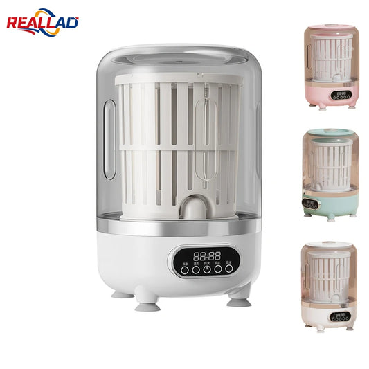New USB Charging Washing Machine Portable Underwear Cleaner 3L Fully Automatic Socks Washing Machine Dehydratable Laundry Bucket