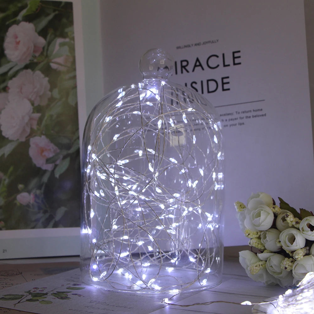 Led String Light Christmas Fairy Light USB Battery Remote Garland Copper Wire LED Lamp for Wedding Party Decoration 10M 20M