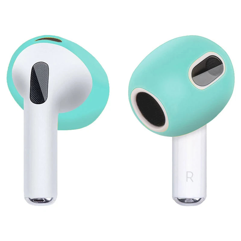 1pair Cover For AirPods 3 3rd Silicone Protective Case Skin Covers Earpads For AirPods 3 Generation Cover Tips Accessories