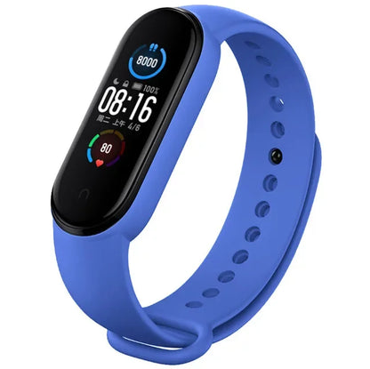 Silicone Watch Straps For Xiaomi Mi Band 7 6 5 4 3 Wristband sport Bracelet Wrist MiBand 3/4 band5 band6 Smartwatch Accessories