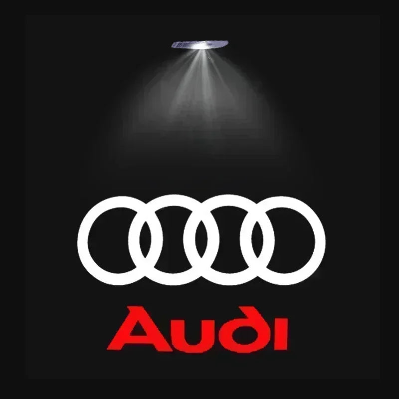 2/4Pcs Car Door Logo Light Led HD Projector Lamp For Audi A3 A4 B8 8P A6 C7 A5 Q5 B7 B6 B9 SLINE QUTTRO RS Q3 Q7 S3 S4 S5 S6 S8