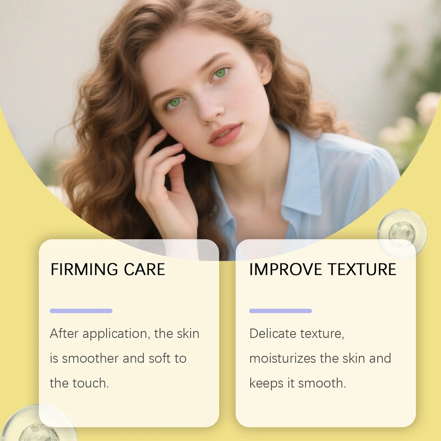 Bee Venom Firming Cream Reduce Fine Line Lifting Face Moisturizer Tightened Skin Smoothing Anti-Aging Firming Neck Lotion