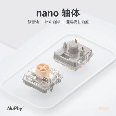 NuPhy Nano Low Profile/Max Linear Switch Hot-Swap Mechanical Keyboard Accessories Compatible with High Switch Seats Keyboard