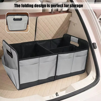 Car Storage Capacity Box Trunk Storage Box Oxford Cloth Storage Box Large Capacity Foldable Storage Capacity Large Storage