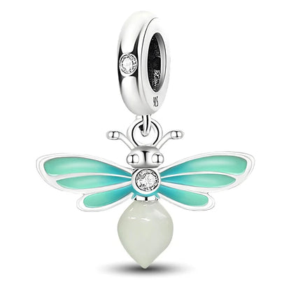 925 Sterling Silver Small Fresh Four Leaf Clover Series Charms Bead Diy Bracelet Necklace Making Gift Of High Quality Jewelry