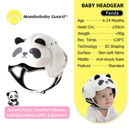 Mambobaby Guard Hat Rabbit Safe Anti-Shock Baby Helmet Toddler Head Protector Infant Headgear Learn Crawl Walk for Bump Fall