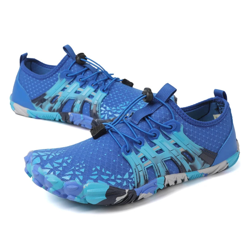 Qiuck Drying Aqua Shoes Men Women's Water Shoes Barefoot Five-Fingers Wading Sneakers Beach Swimming Footwear 2023 New Arrival