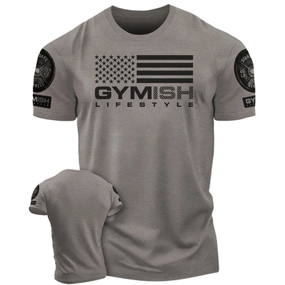 Men Gym Sportswear Muscle T-Shirt Top Fashion O-Neck Short Sleeve Outdoor Male Fitness Training Sports T-Shirts Casual Menswear