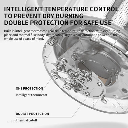 Mijia Multifunctional Health Pot Electric Kettle N1 800W 304 Stainless Steel Fast Heat for Kitchen Household Appliances